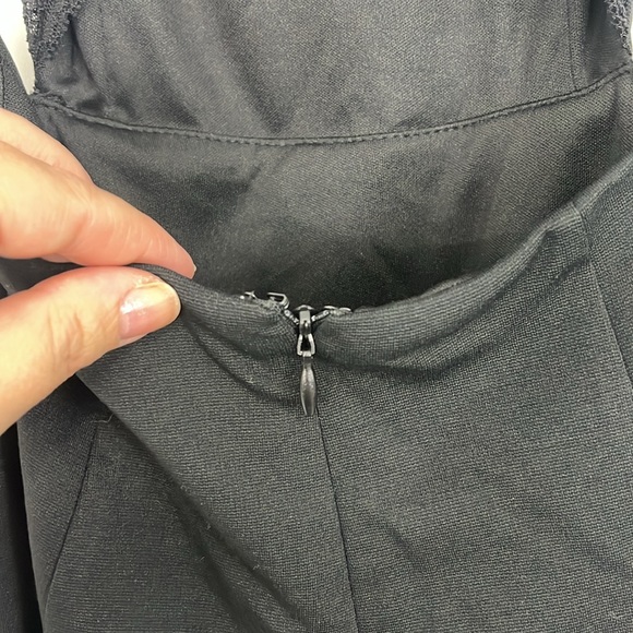 Lulu's Lush Small Black Perfect Evening Lace Skater Mini Dress - Picture 14 of 16